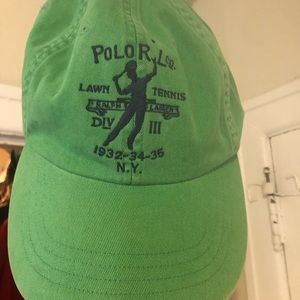 Polo Ralph Lauren Sportsman Lawn Tennis Adjustable Hat